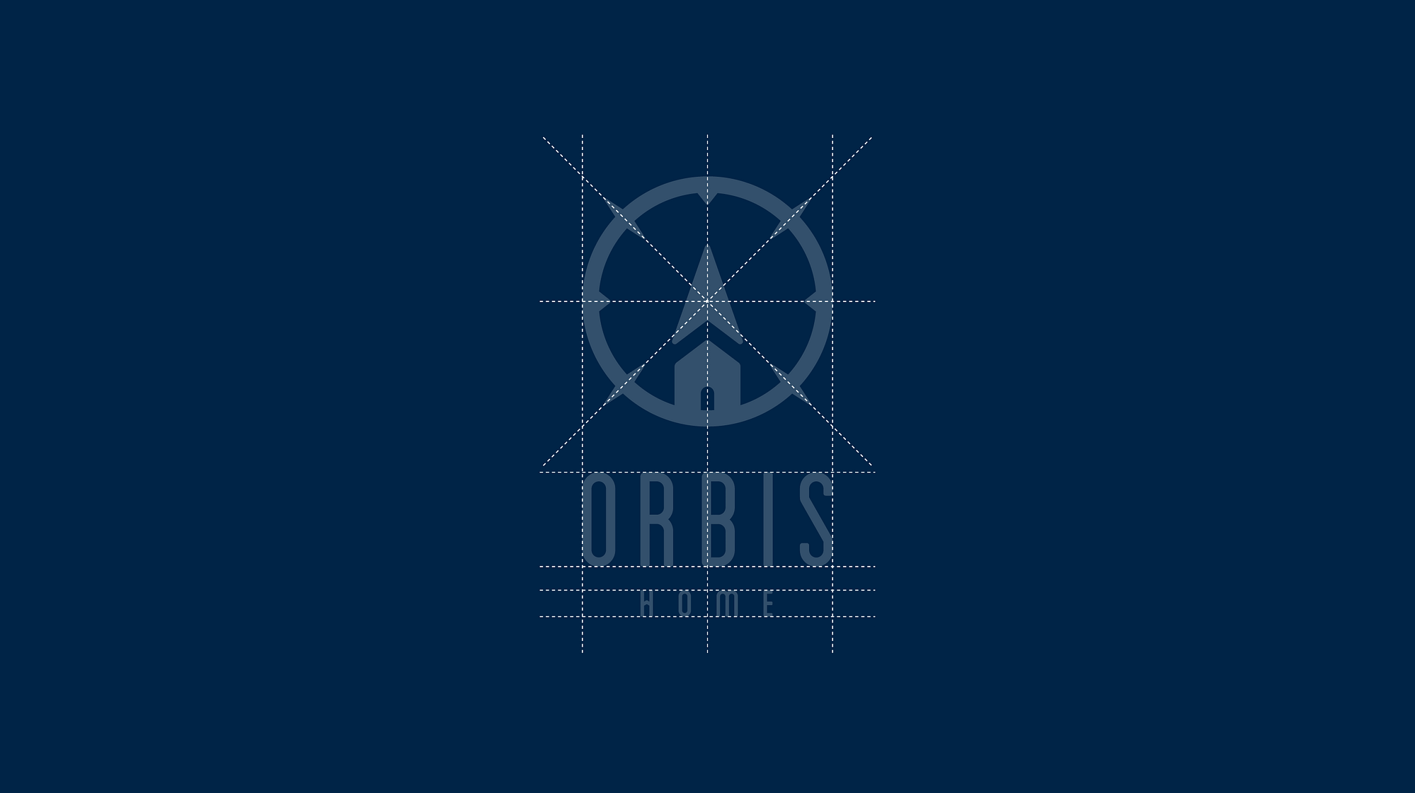 Structure du logotype d'Orbis Home réalisé par TMKL